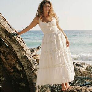 Christy Dawn Cream Maxi Dress